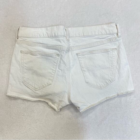Madewell Cream Denim Shorts Size 27 - Picture 4 of 6